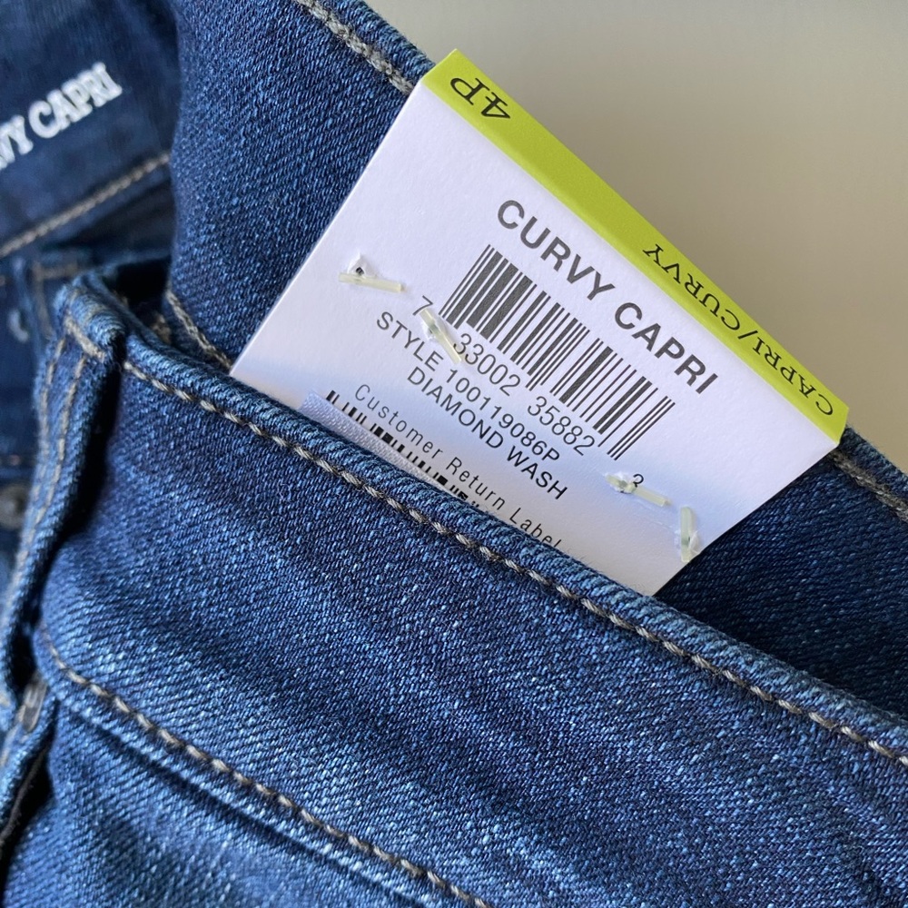 Cropped denim by Style & Co Capri - curvy fit jeans - Picture 4 of 7
